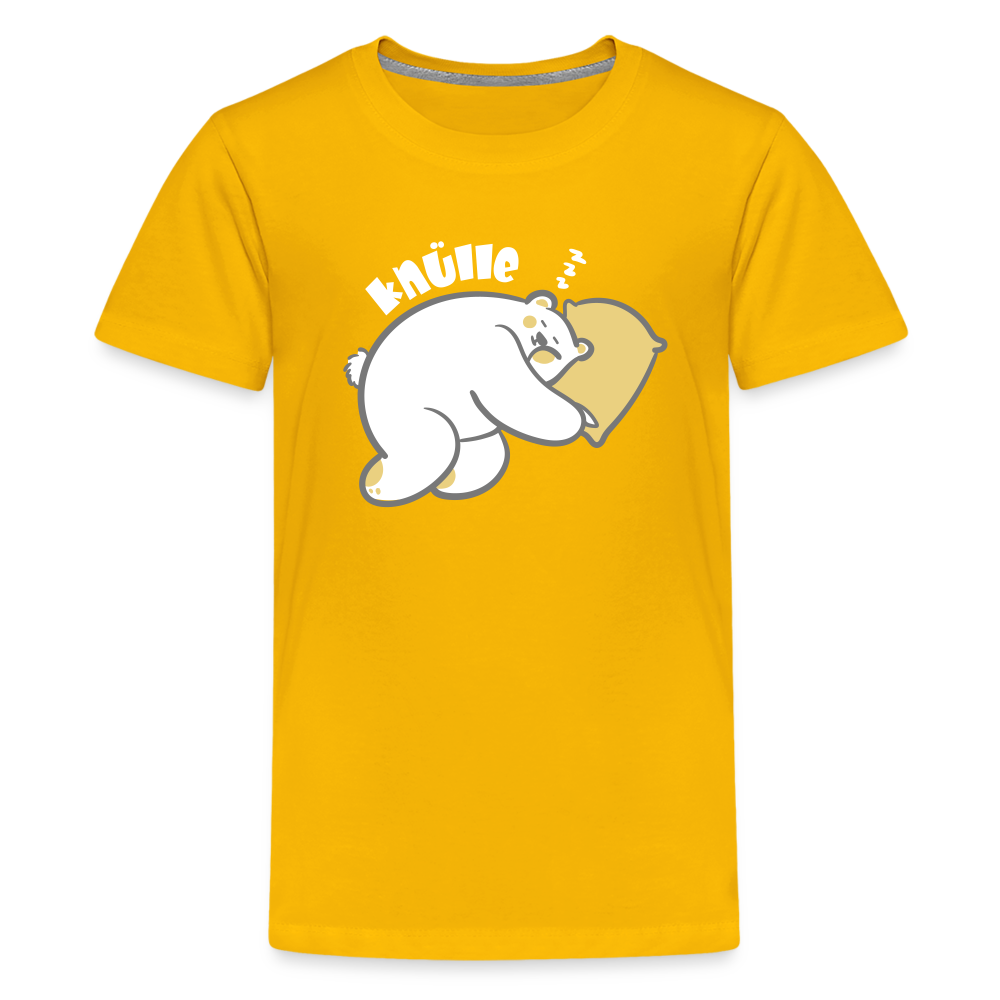 Knülle - Teenager Premium T-Shirt - Sonnengelb