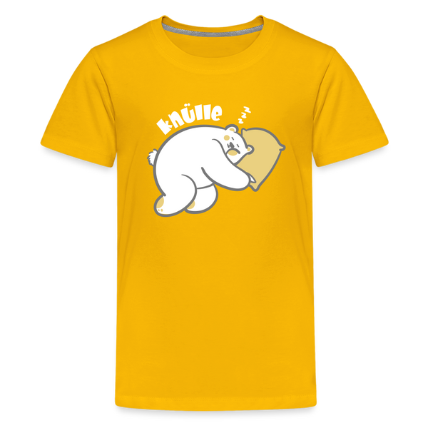 Knülle - Teenager Premium T-Shirt - Sonnengelb