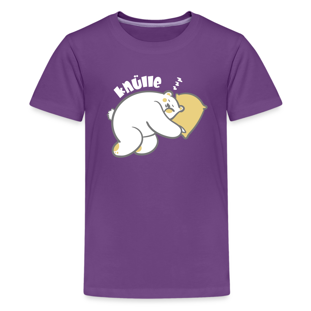 Knülle - Teenager Premium T-Shirt - Lila