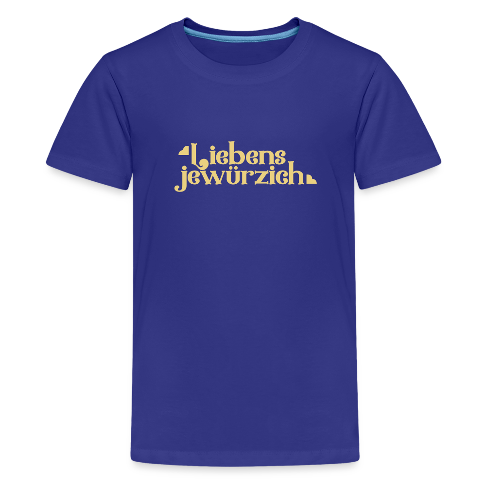 Liebensjewürzich - Teenager Premium T-Shirt - Königsblau