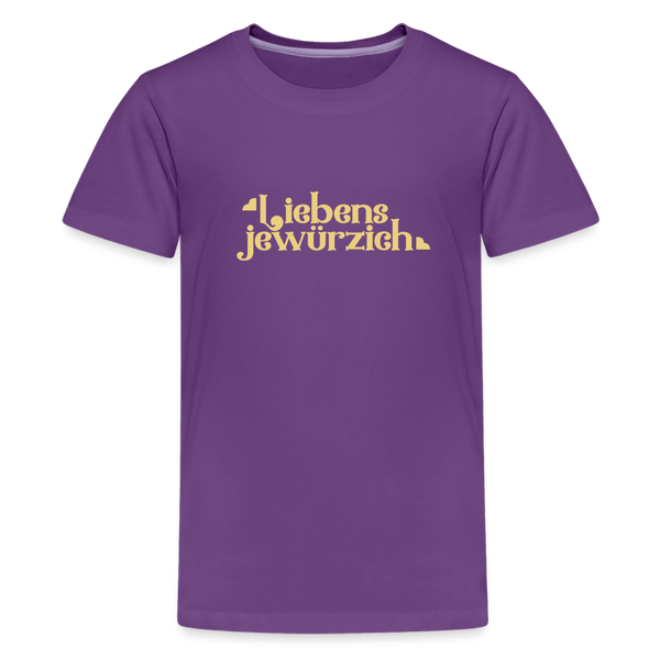Liebensjewürzich - Teenager Premium T-Shirt - Lila
