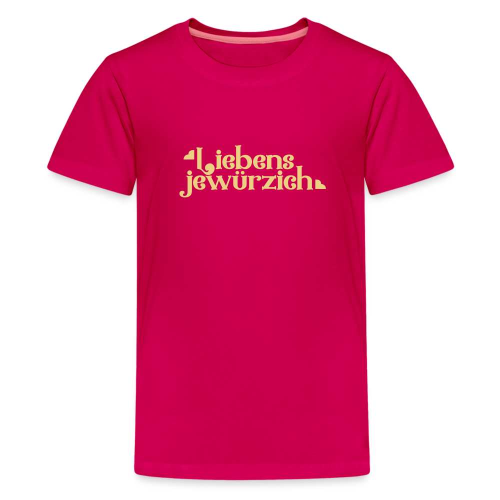 Liebensjewürzich - Teenager Premium T-Shirt - dunkles Pink