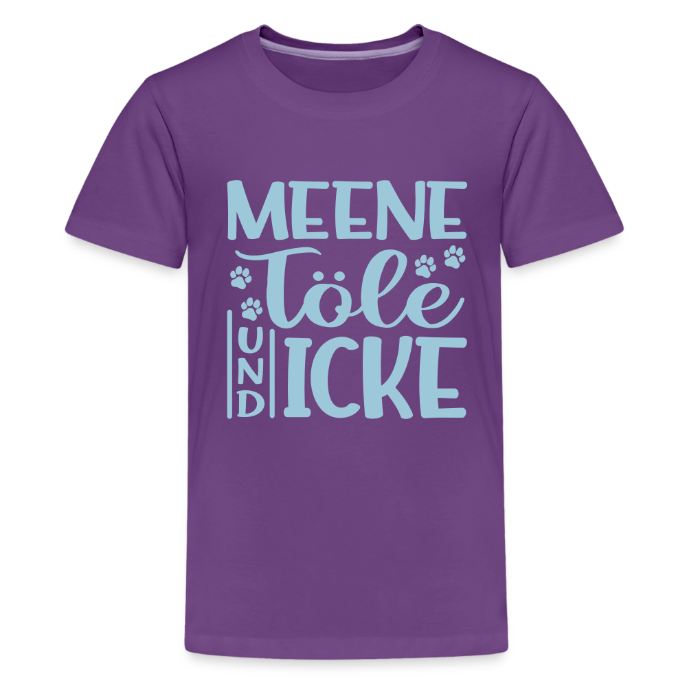 Meene Töle und Icke - Teenager Premium T-Shirt - Lila
