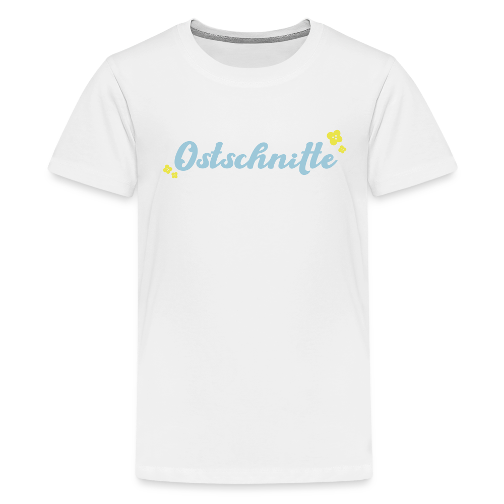 Ostschnitte - Teenager Premium T-Shirt - weiß