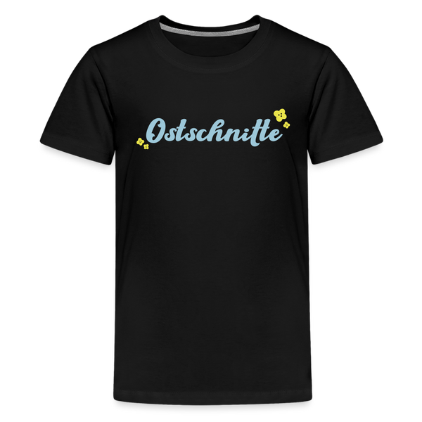 Ostschnitte - Teenager Premium T-Shirt - Schwarz
