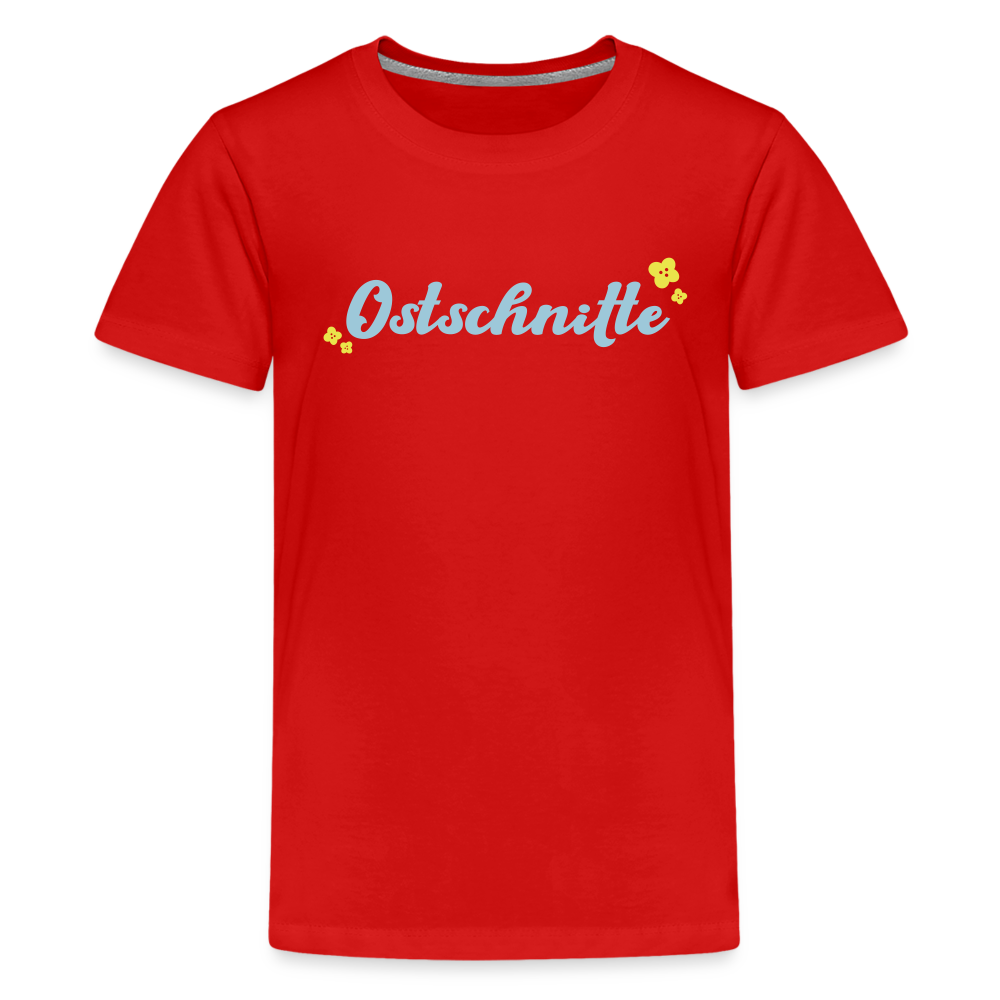 Ostschnitte - Teenager Premium T-Shirt - Rot
