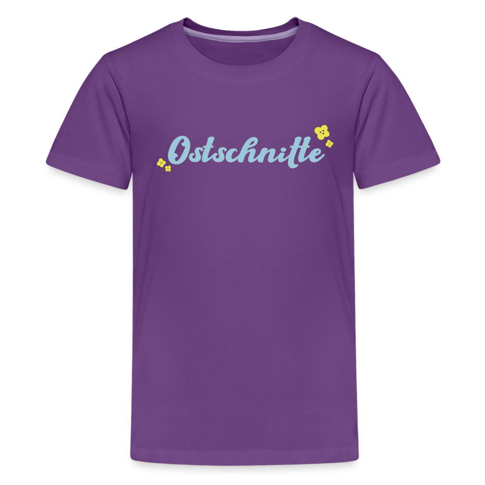 Ostschnitte - Teenager Premium T-Shirt - Lila
