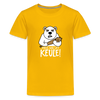 Pass ma uff Keule - Teenager Premium T-Shirt - Sonnengelb