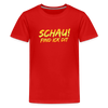 Schau! Find Ick Dit - Teenager Premium T-Shirt - Rot