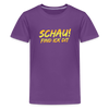 Schau! Find Ick Dit - Teenager Premium T-Shirt - Lila