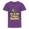 Schnurz Piepe mit Piep - Teenager Premium T-Shirt - Lila