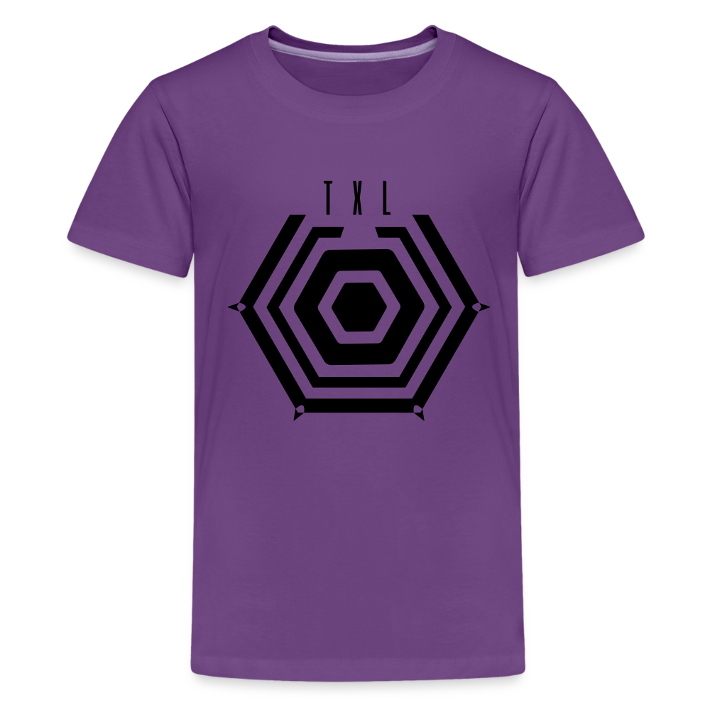 Tegel TXL Umrisse - Teenager Premium T-Shirt - Lila
