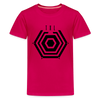 Tegel TXL Umrisse - Teenager Premium T-Shirt - dunkles Pink