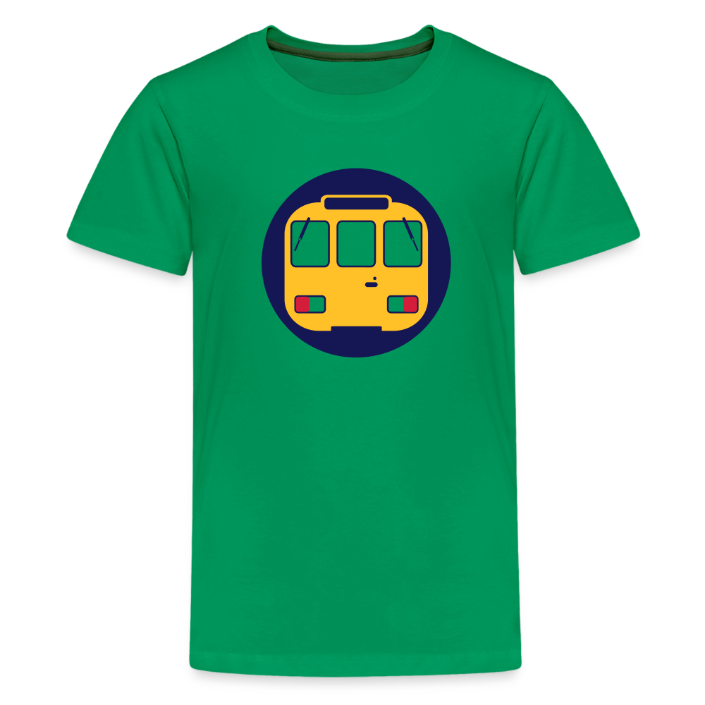 U-Bahntunnel - Teenager Premium T-Shirt - Kelly Green