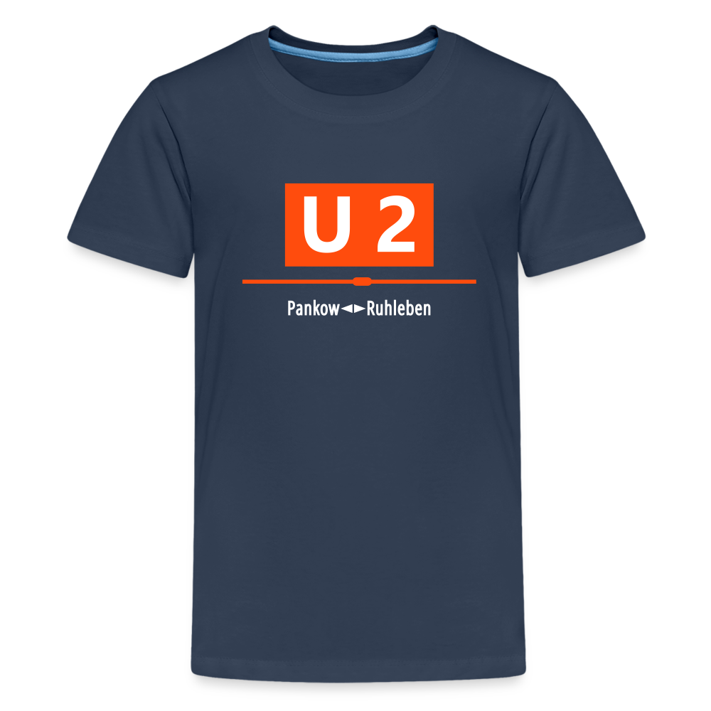 U2 Berlin - Teenager Premium T-Shirt - Navy