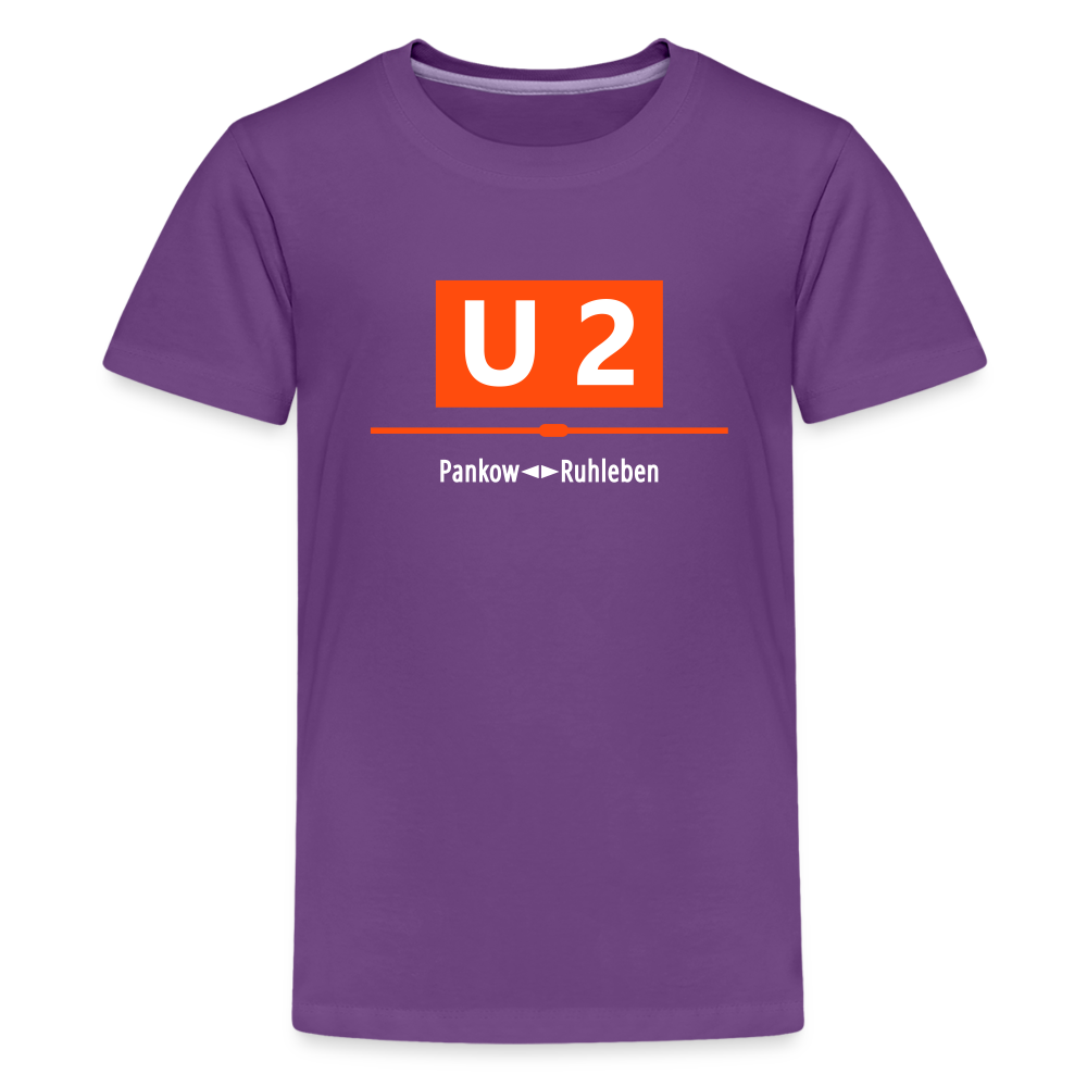 U2 Berlin - Teenager Premium T-Shirt - Lila