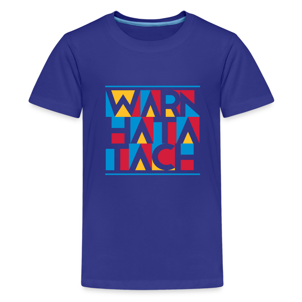 Warn Hata Tach - Teenager Premium T-Shirt - Königsblau