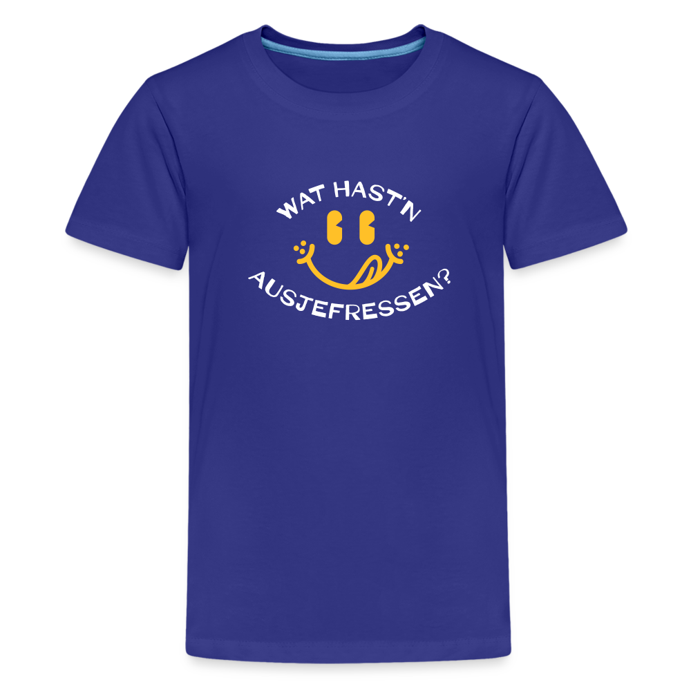 Wat Hast’n Ausjefressen - Teenager Premium T-Shirt - Königsblau