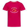 Wat Hast’n Ausjefressen - Teenager Premium T-Shirt - dunkles Pink