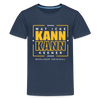 Wat Icke Kann, Kann Keener - Teenager Premium T-Shirt - Navy