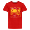 Wat Icke Kann, Kann Keener - Teenager Premium T-Shirt - Rot