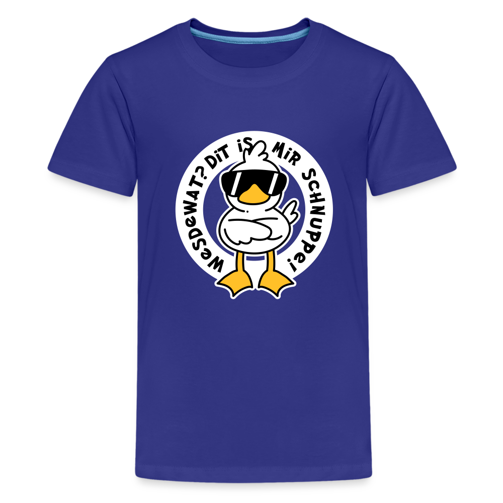 Wesdewat? - Teenager Premium T-Shirt - Königsblau