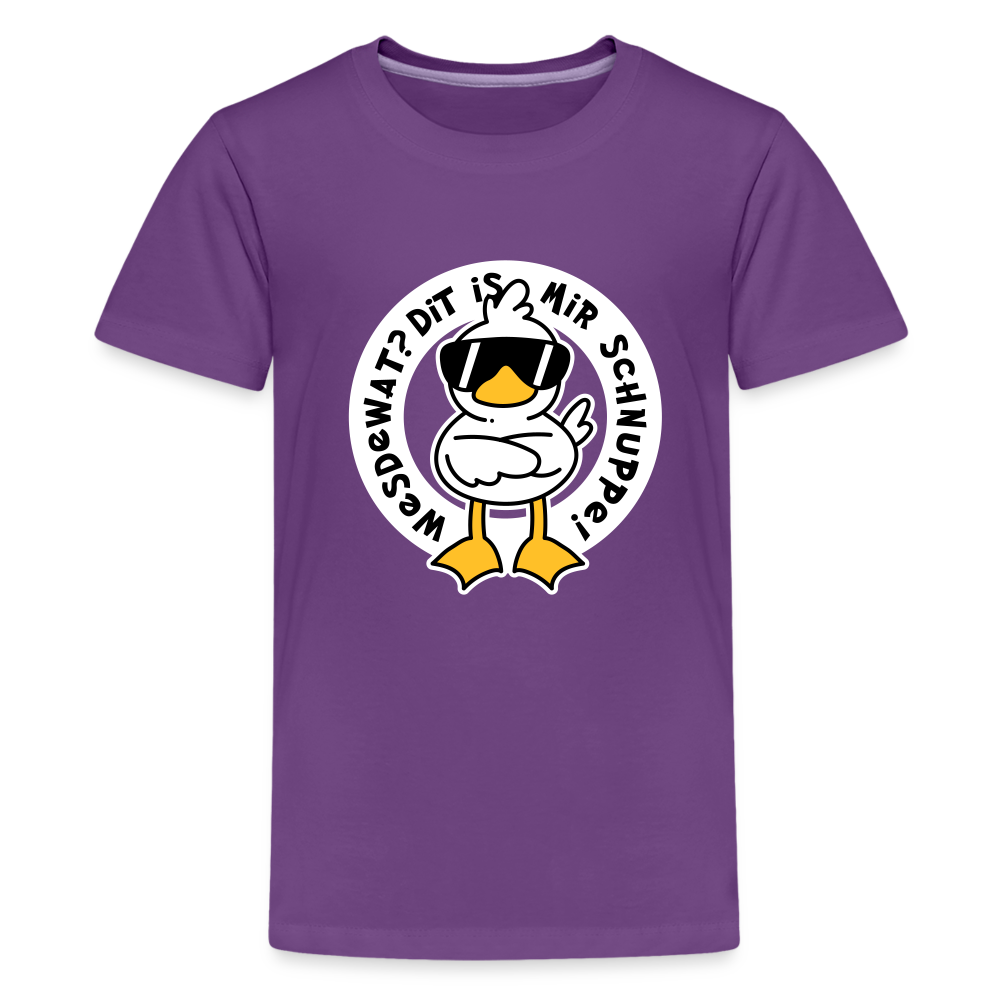 Wesdewat? - Teenager Premium T-Shirt - Lila