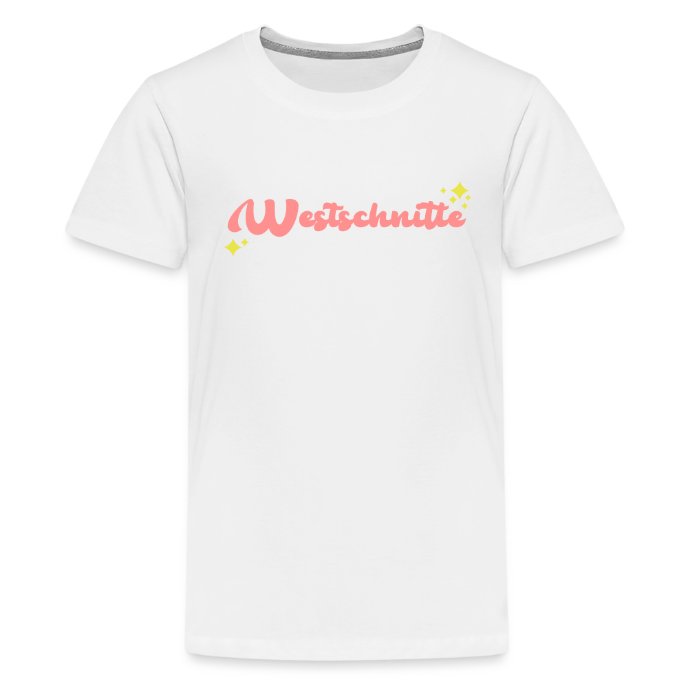 Westschnitte - Teenager Premium T-Shirt - weiß