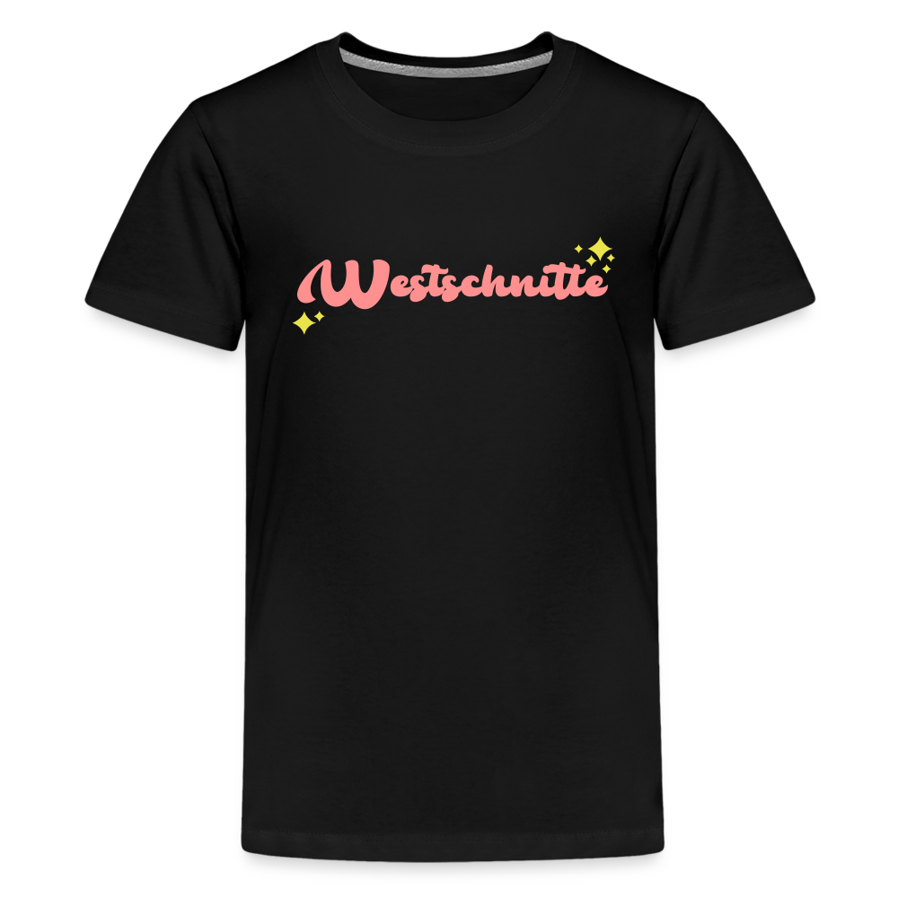 Westschnitte - Teenager Premium T-Shirt - Schwarz