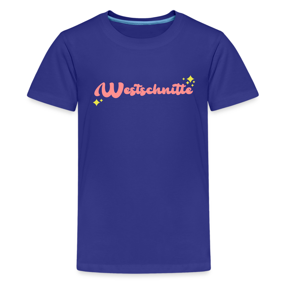 Westschnitte - Teenager Premium T-Shirt - Königsblau