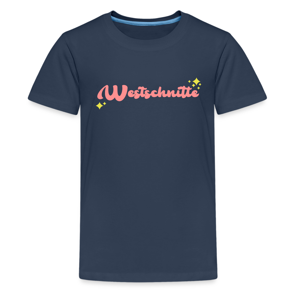 Westschnitte - Teenager Premium T-Shirt - Navy