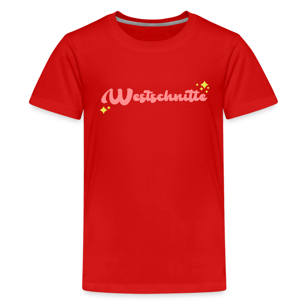 Westschnitte - Teenager Premium T-Shirt - Rot