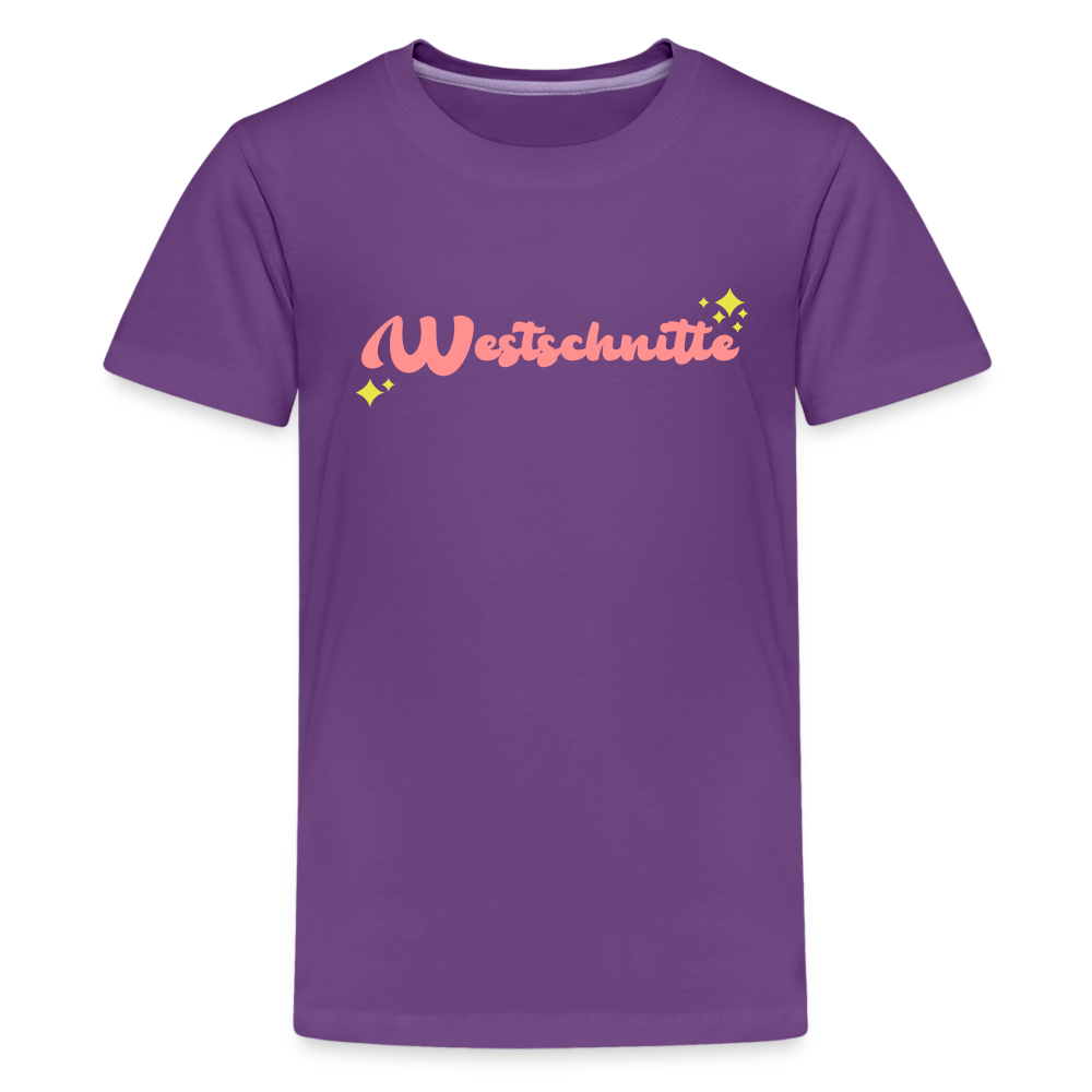Westschnitte - Teenager Premium T-Shirt - Lila