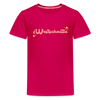 Westschnitte - Teenager Premium T-Shirt - dunkles Pink