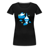 Berliner Bär bei Nacht - Frauen Premium T-Shirt - Schwarz