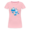 Berliner Bär bei Nacht - Frauen Premium T-Shirt - Hellrosa
