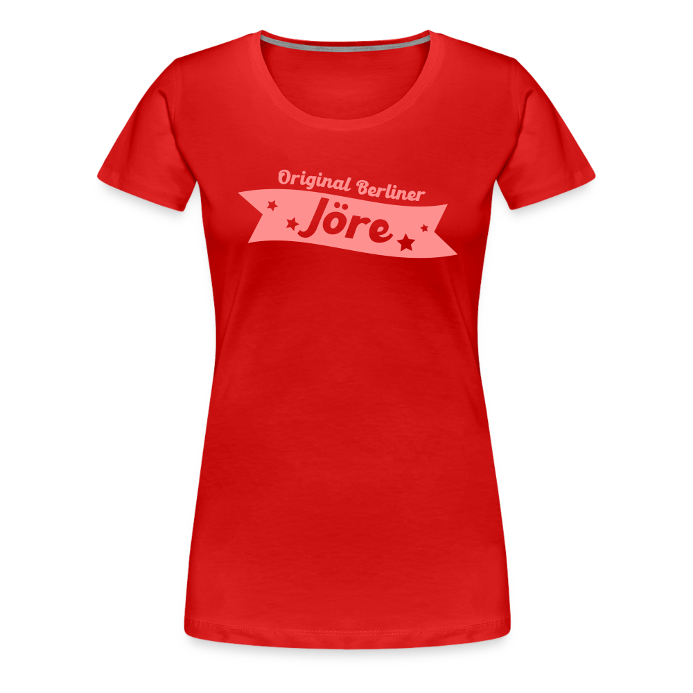 Berliner Jöre - Frauen Premium T-Shirt - Rot