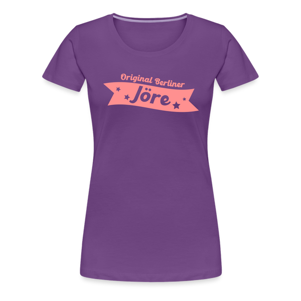 Berliner Jöre - Frauen Premium T-Shirt - Lila