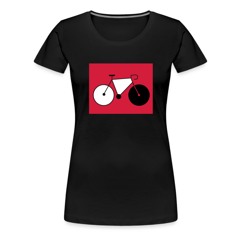 Berliner Tretmühle - Frauen Premium T-Shirt - Schwarz
