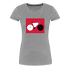 Berliner Tretmühle - Frauen Premium T-Shirt - Grau meliert