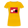 Berliner Tretmühle - Frauen Premium T-Shirt - Sonnengelb
