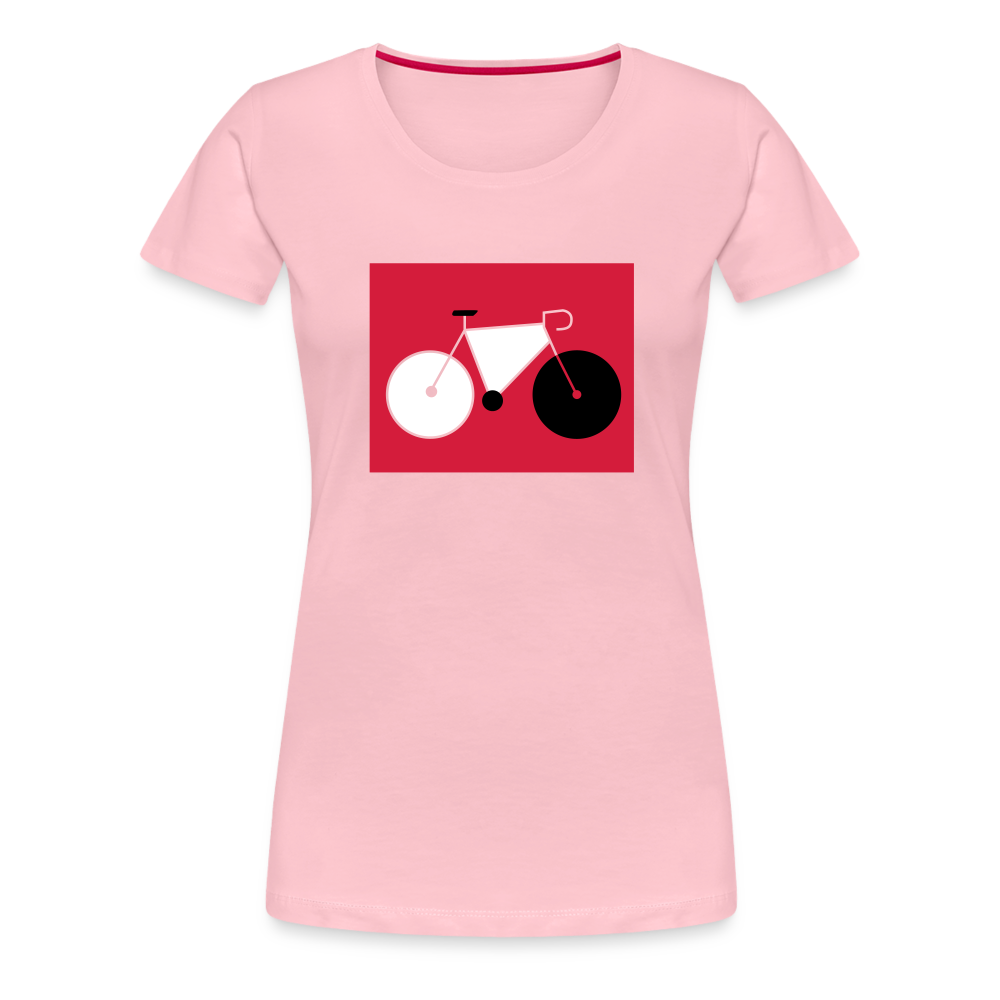 Berliner Tretmühle - Frauen Premium T-Shirt - Hellrosa