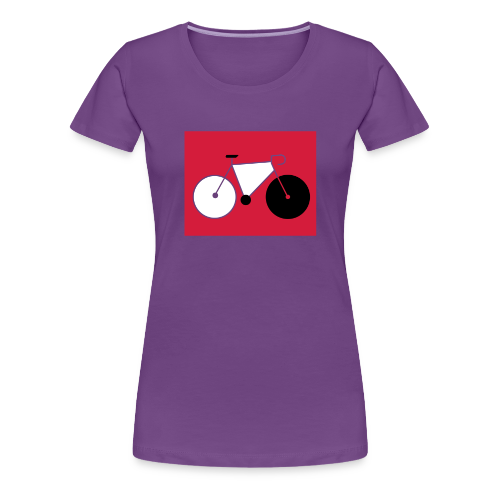 Berliner Tretmühle - Frauen Premium T-Shirt - Lila