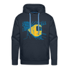 U-Bahn in Linien - Männer Premium Hoodie - Navy