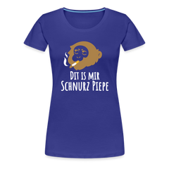 Dit is mir Schnurz Affe - Frauen Premium T-Shirt