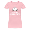 Dit is mir Schnurz Piepe - Frauen Premium T-Shirt - Hellrosa