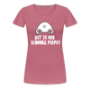 Dit is mir Schnurz Piepe - Frauen Premium T-Shirt - Malve