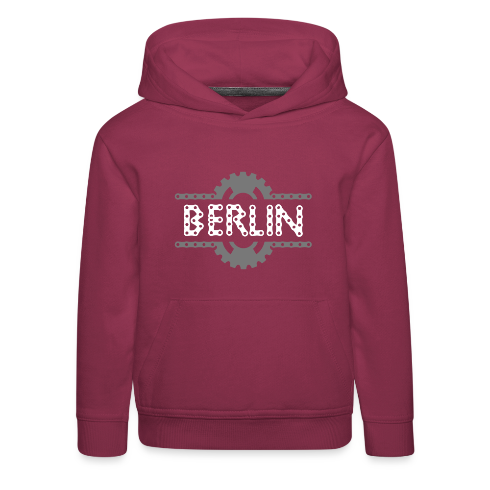 Berliner Fahrradkette - Kinder Premium Hoodie - Bordeaux