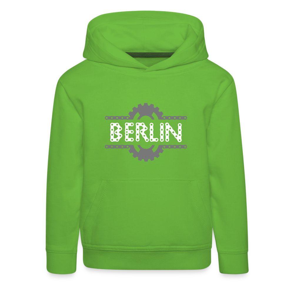 Berliner Fahrradkette - Kinder Premium Hoodie - Hellgrün