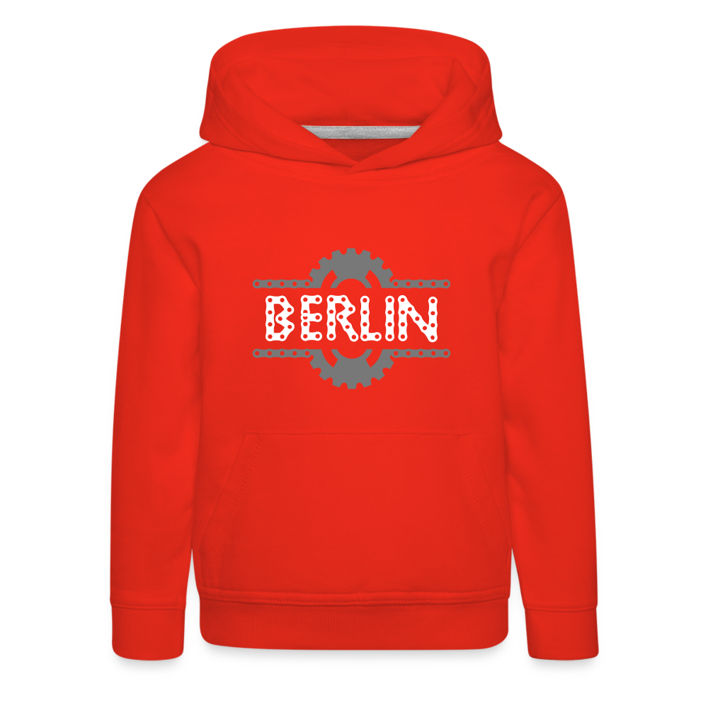 Berliner Fahrradkette - Kinder Premium Hoodie - Rot